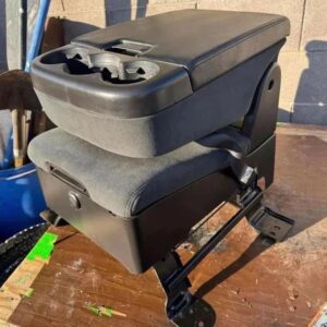 Chevy/GMC jump seatHas double storageThis is off a SilveradoColor is blackFits Chevy Silverado surburban Tahoe avalanche gmc sierra Yukon Denali