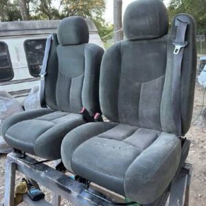 1999–2007 Classic Chevy/GMC Dark Charcoal Cloth Bucket Seats